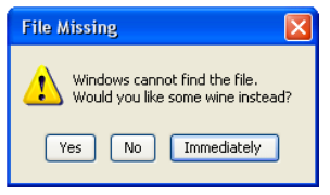 Wine Error