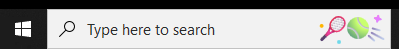 Windows SearchBar Tennis