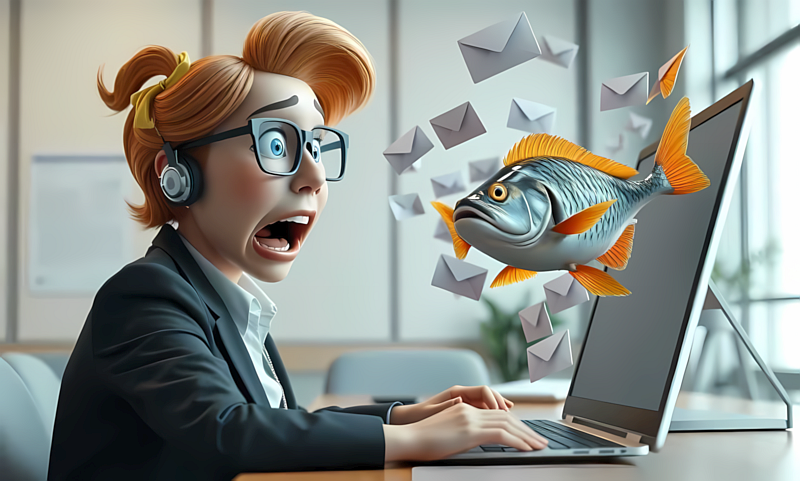 Phishing email, check the sending address before you click.